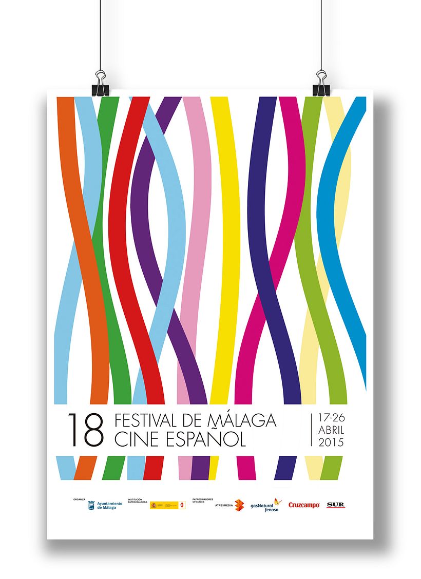 Diseño cartel 18º Festival de Málaga. Cine español 0