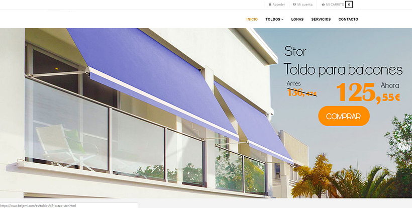 Diseño y maquetación tienda Online 1