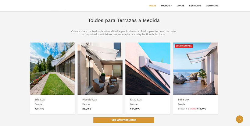 Diseño y maquetación tienda Online 1