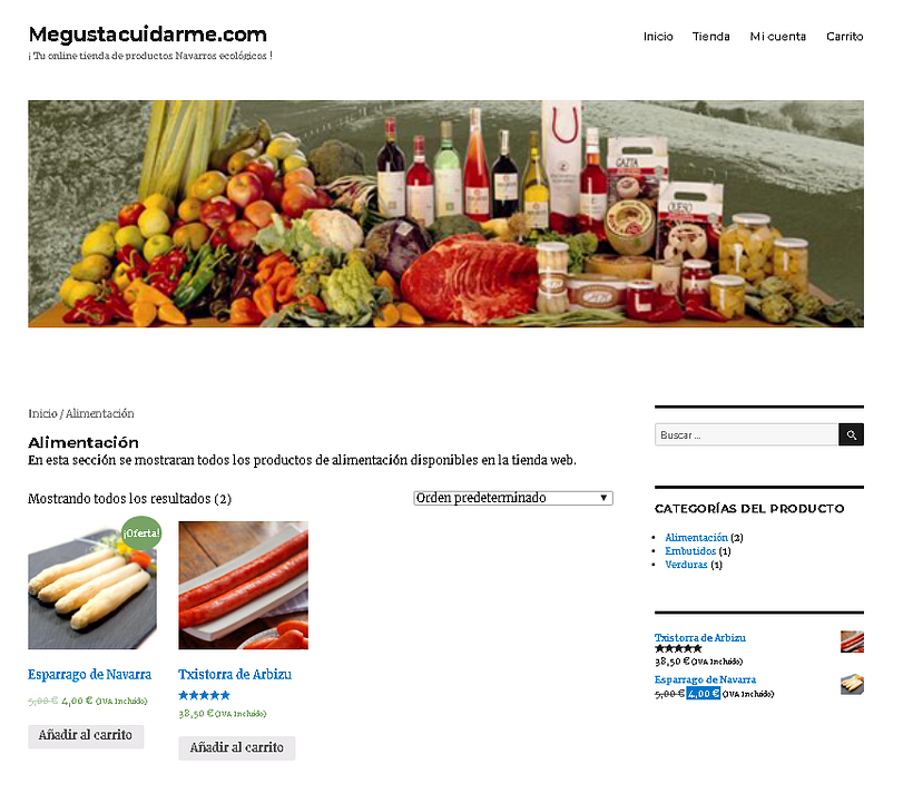 Mi Proyecto del curso: Creación de una tienda online en WordPress 0