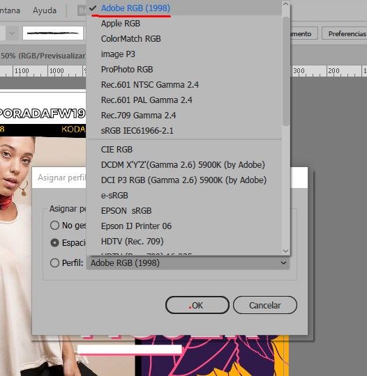 Problemas con el color entre Illustrator y Photoshop 2