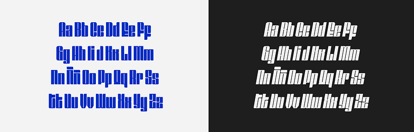 Chappa free font - Typeface 2