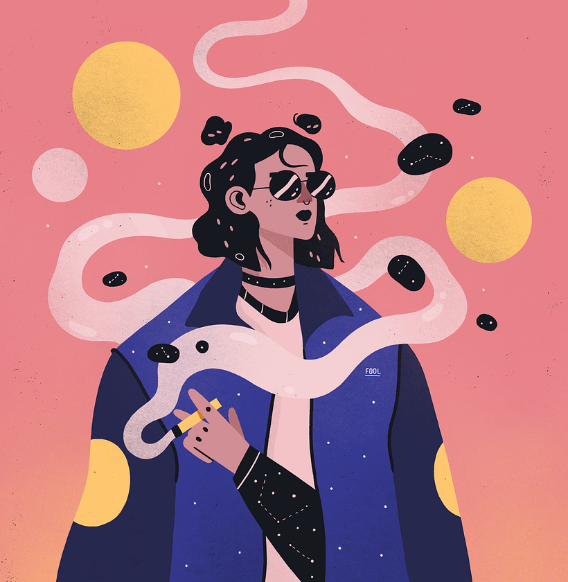 Vals: ilustración surrealista, obsesiones y Yayoi Kusama 6