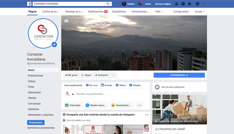 @contactarinmobiliaria en FaceBook