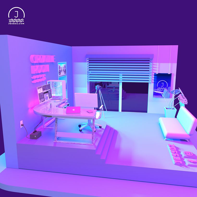 Creative Room - Modelado 3D 5