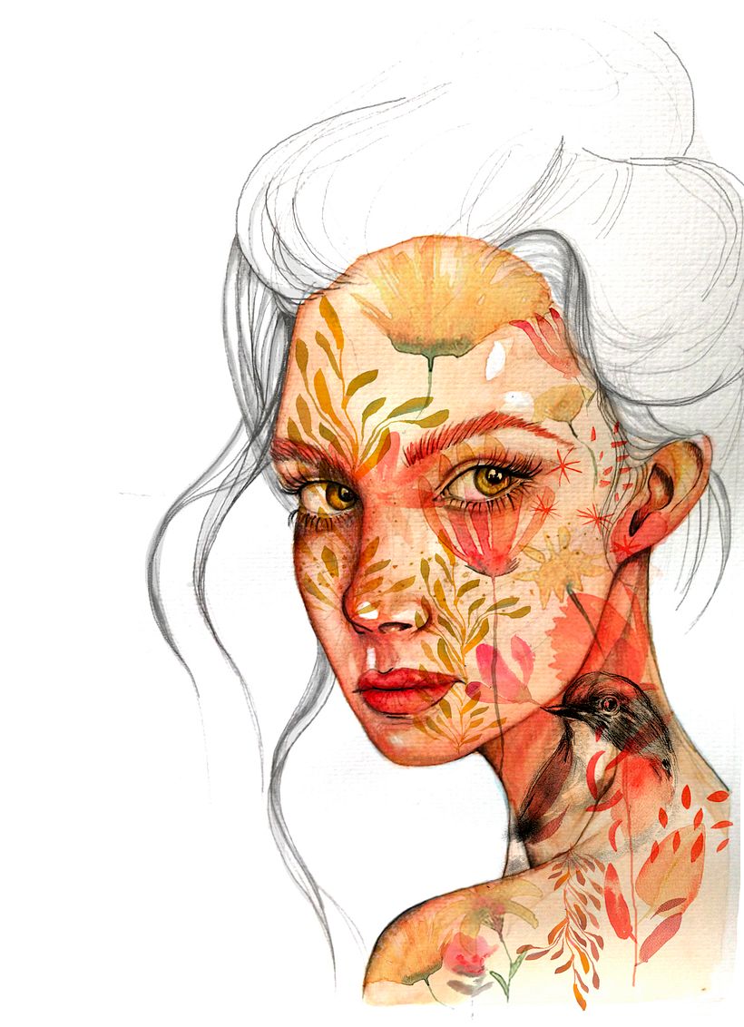 Curso "Retrato Ilustrado en Acuarela de Ana Santos"