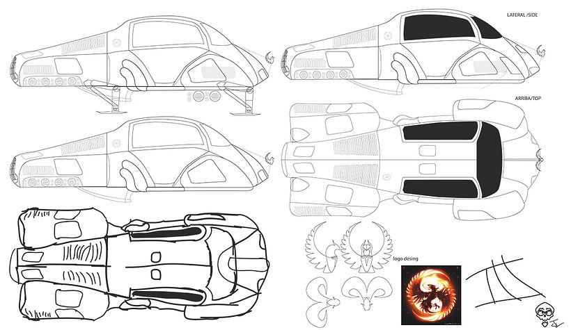 DISEÑO DE UN AUTO 2042- ARTSTATION 1
