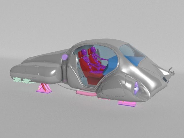 DISEÑO DE UN AUTO 2042- ARTSTATION 3