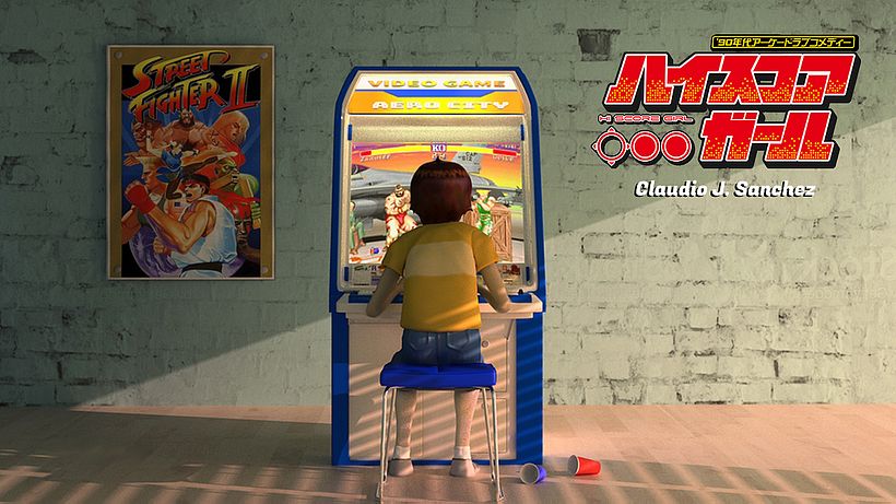 High Score Girl irl 3D Model by Haruo Yaguchi. Model for 3D printing. Arcadian. Created in ZBrush, 3DS Max and Adobe Photosho