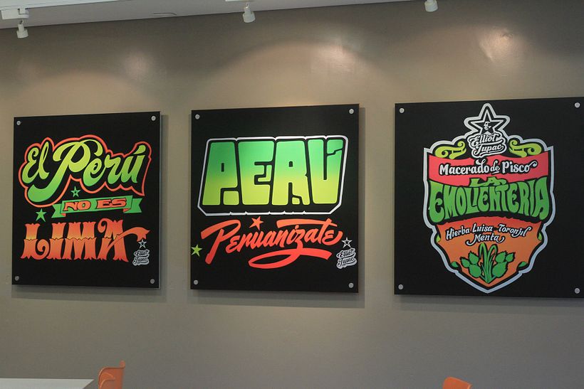 ELLIOT TUPAC: Screen printing - Sign painter -Lettering 14