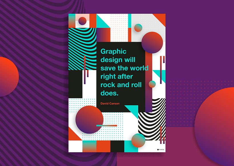 Design can rock the world. Let it bring out the best inside you... or not, you incurable rebel!