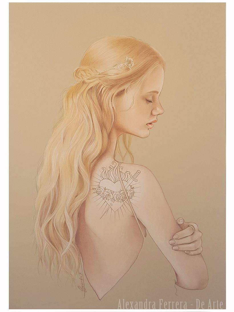 Pastel y lapices colores sobre Canson de 35x50cm