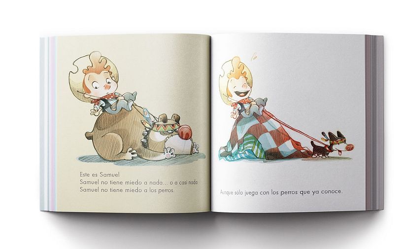 Samuel casi no tiene miedo