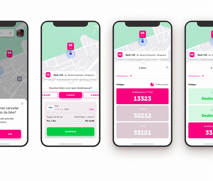 Bike Sharing App - Tembici / Bike Itaú 3