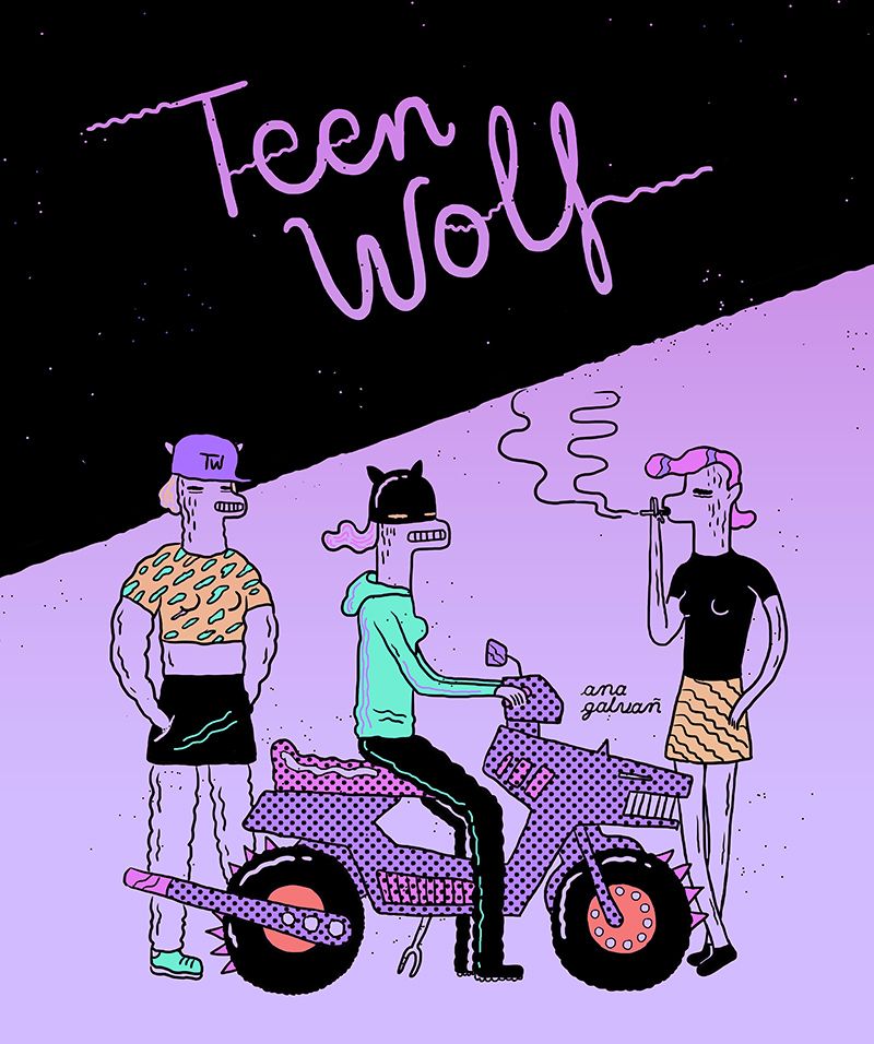 Portada para 'Teen Wolf', editado por Tik Tok