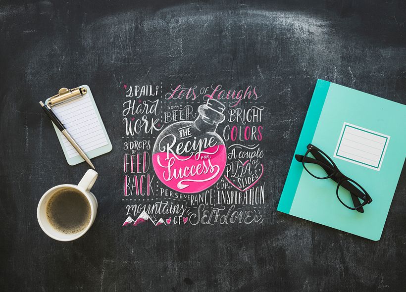 HOMwork Lettering - Innendesign