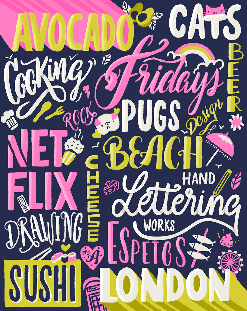 HOMwork Lettering - Innendesign