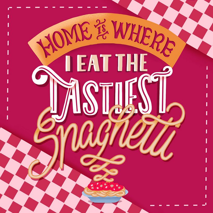 HOMwork Lettering - Innendesign