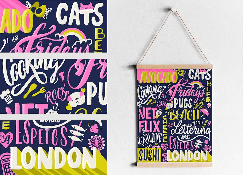 HOMwork Lettering - Innendesign
