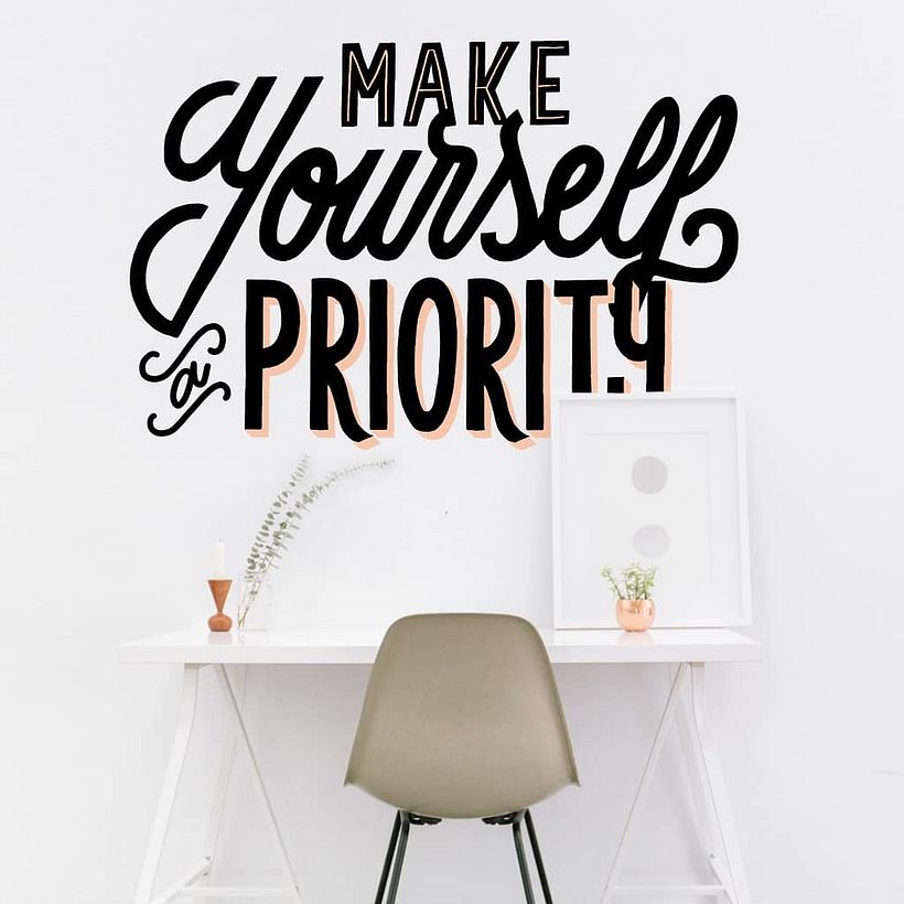 HOMwork Lettering - Innendesign