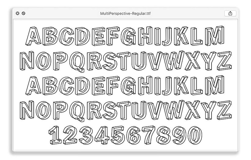 Descarga la tipografía inspirada en Escher, de Manolo Guerrero 3
