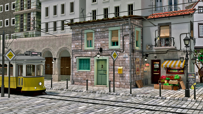 Lisbon in progress - 3D