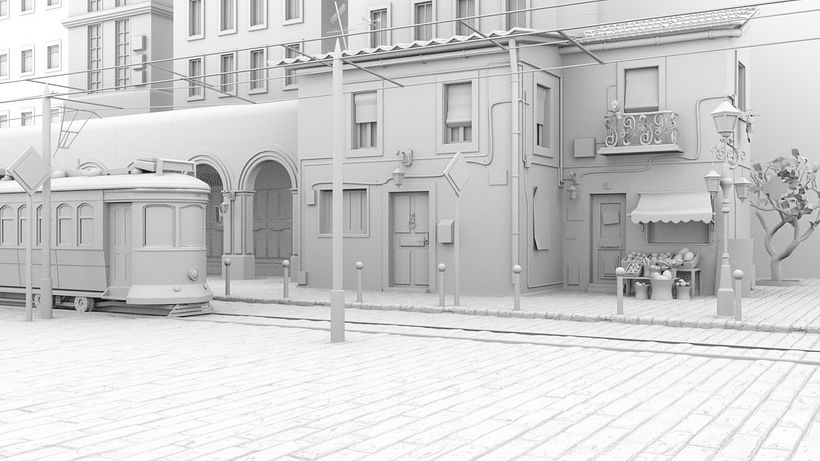 Lisbon in progress - 3D