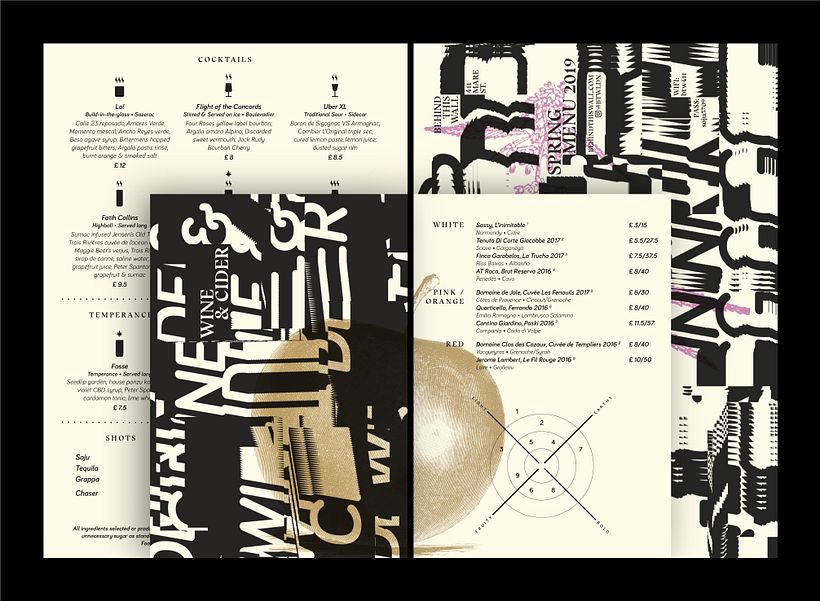 Spring menus 2019 for Behind This Wall 6