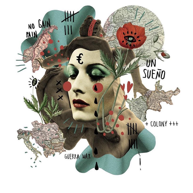 Yazmín Huerta: el placer de deshacer y rehacer para un collage surrealista 1