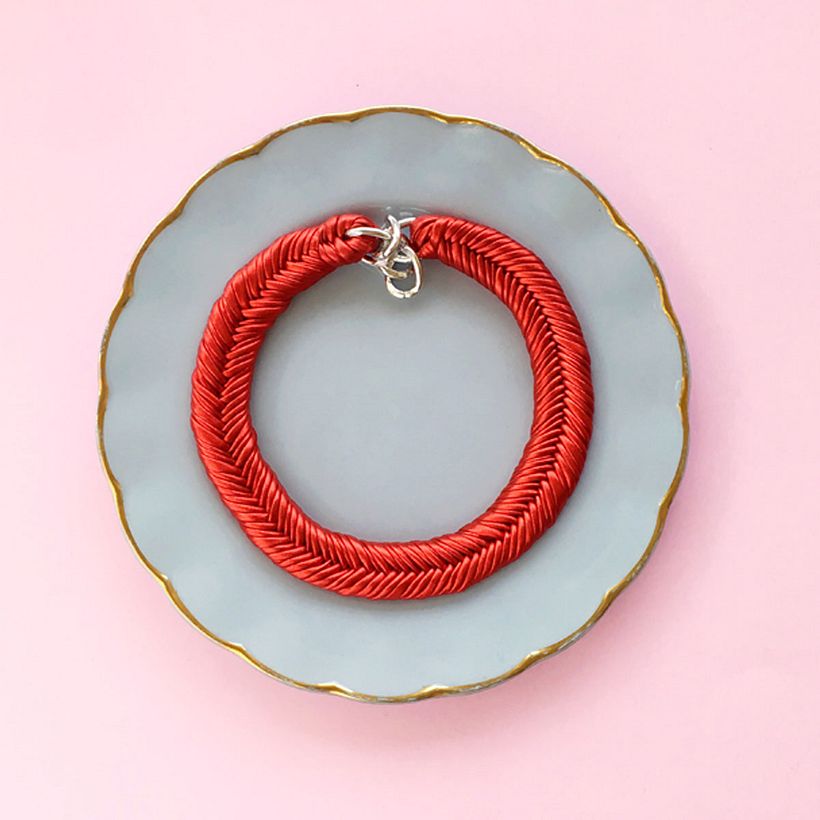 MARIA LA BIYUX - RED METALLIC