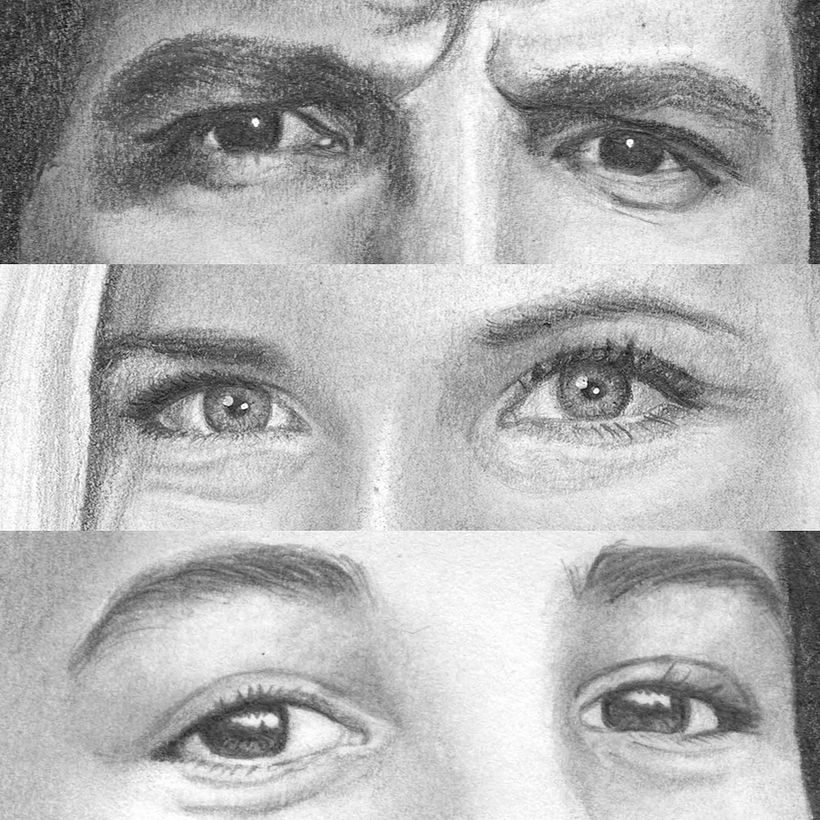 Ojos a lápiz - Kalem Çizimi