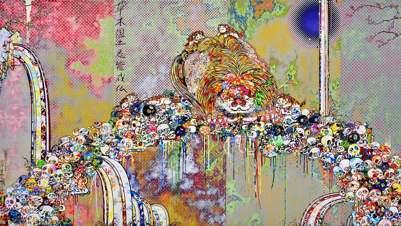 Takashi Murakami, 'The Lion of the Kingdom that Transcends Death', 2018