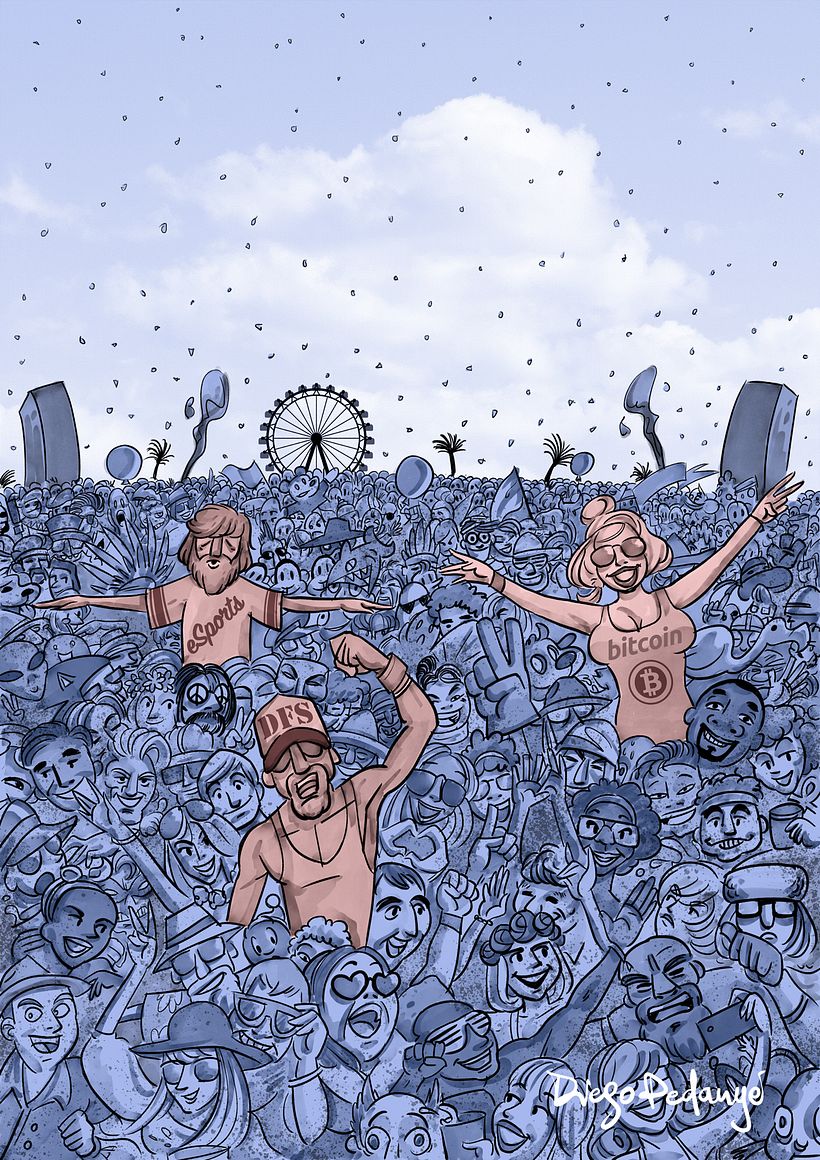 Ilustraciones para la revista "Gambling Insider" 0