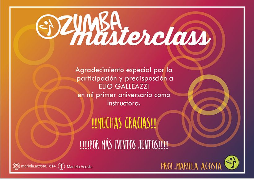 Diplomas para Masterclass Aniversario 