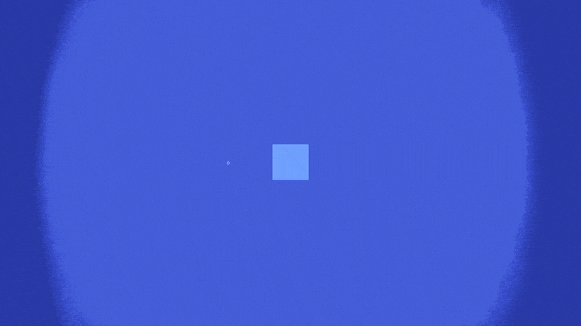 Alain Affelou. Blue Block 8