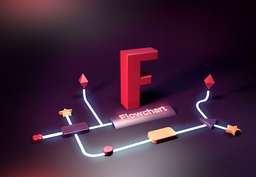 F - 36daysoftype - Flowchart