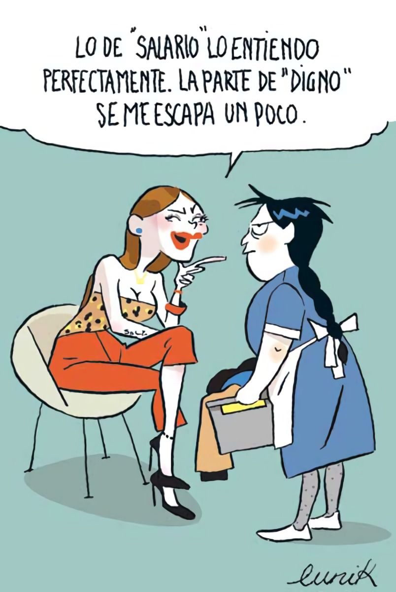 Viñeta de humor político Alejandra Lunik