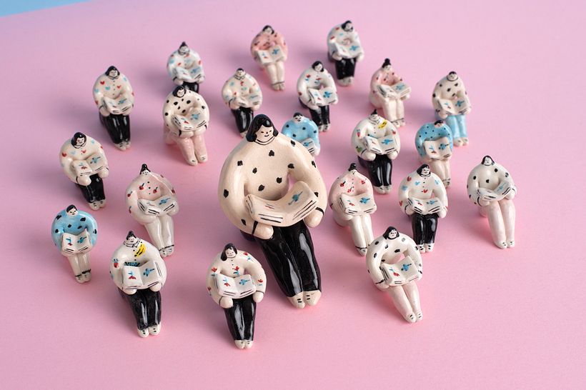 La cerámica ilustrada de Milo Hachim 3