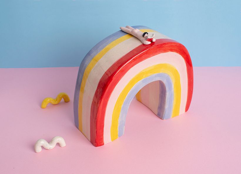 La cerámica ilustrada de Milo Hachim 12