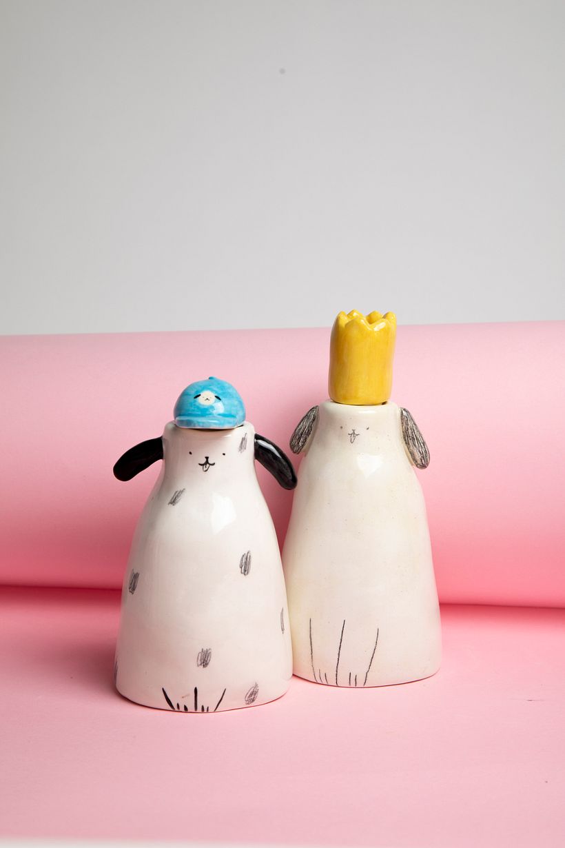 La cerámica ilustrada de Milo Hachim 11