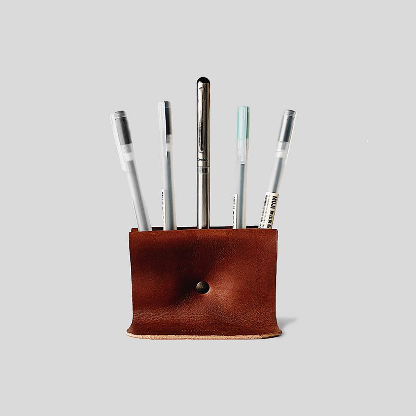 Support en cuir sans couture 2