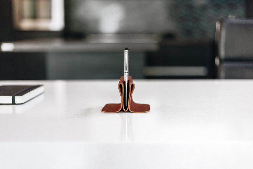 Support en cuir sans couture 6