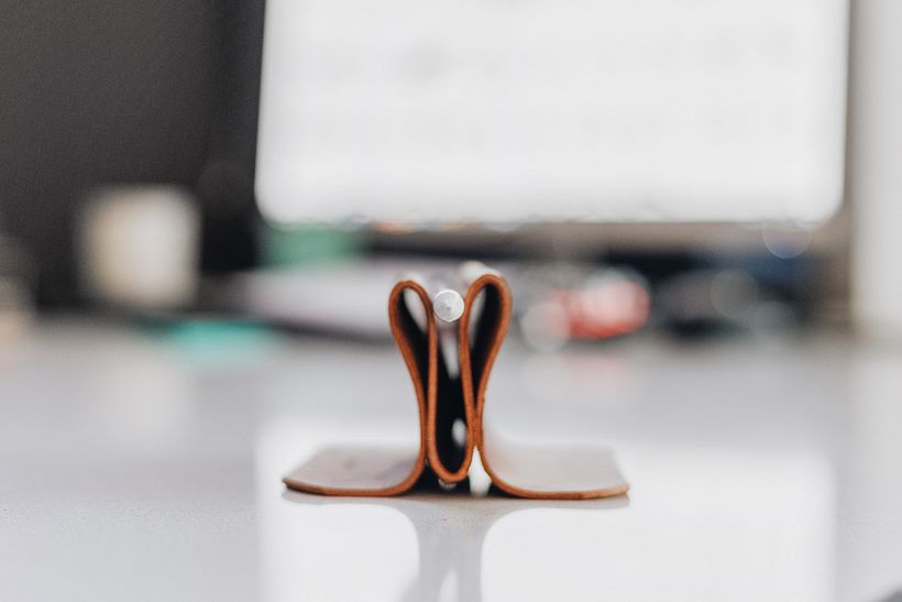 Support en cuir sans couture 12