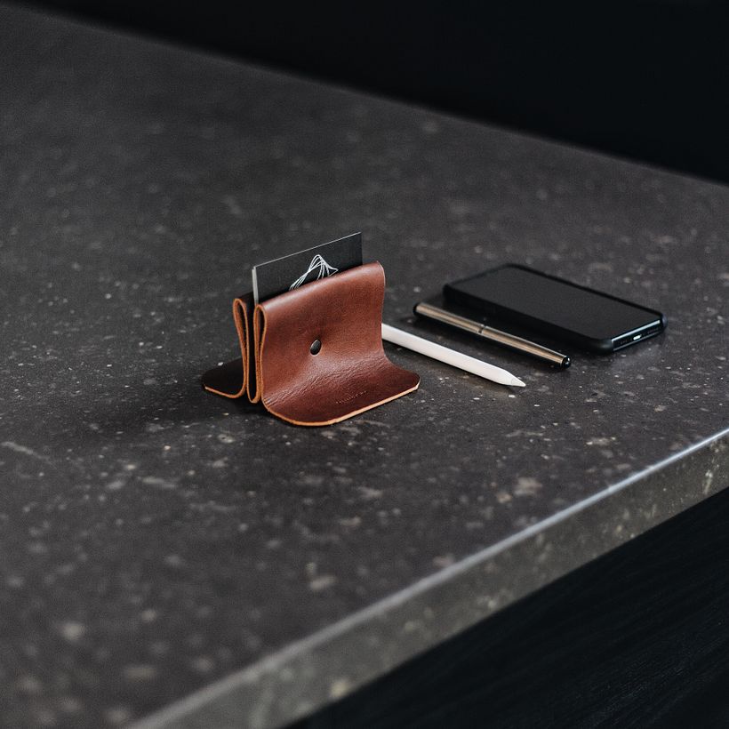 Support en cuir sans couture 14