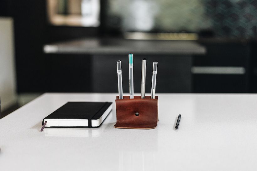 Support en cuir sans couture 19