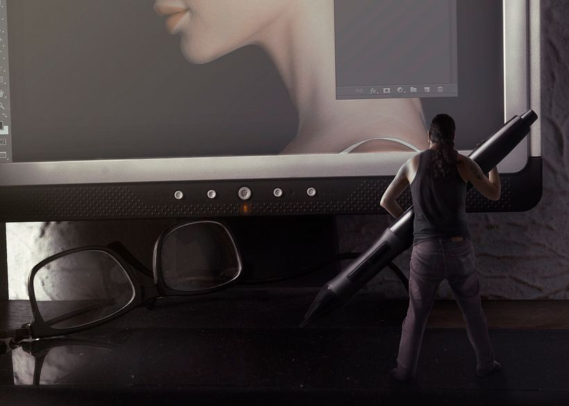 Lo que hay detrás de cada trabajo creativo es un desafió que solo el que lo hace sabe lo difícil que puede llegar a ser   