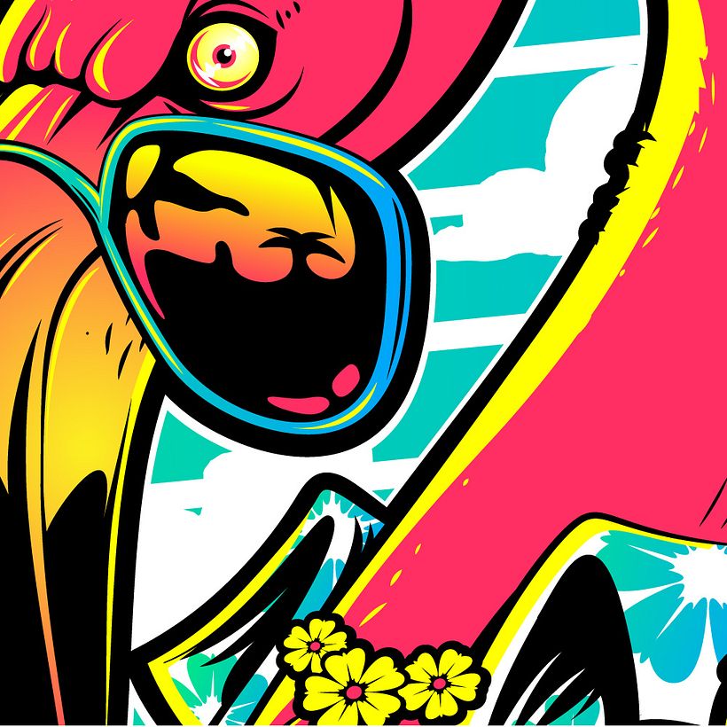 TROPICAL STYLE - Vector Illustration