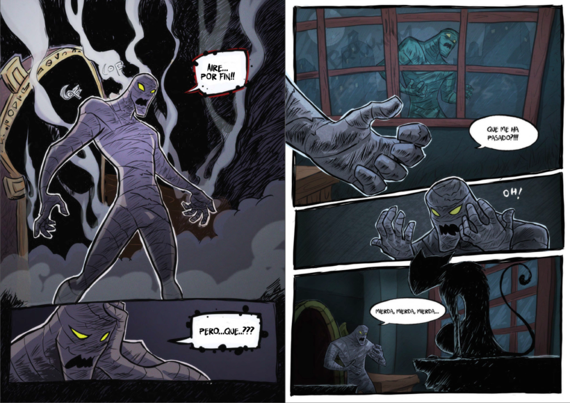 'Detective Misterio', el cómic autoeditado que nació de un curso de Domestika 9