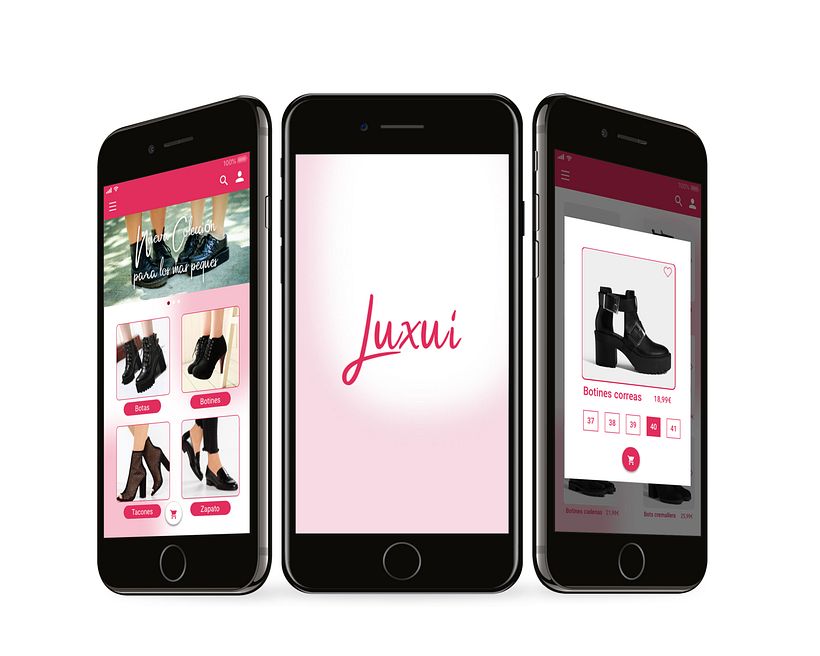 Diseño de interfaz para Luxui (E-commerce)