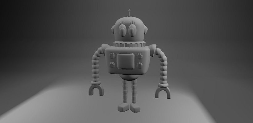 Ella. Primer personaje modelado en Maya 1